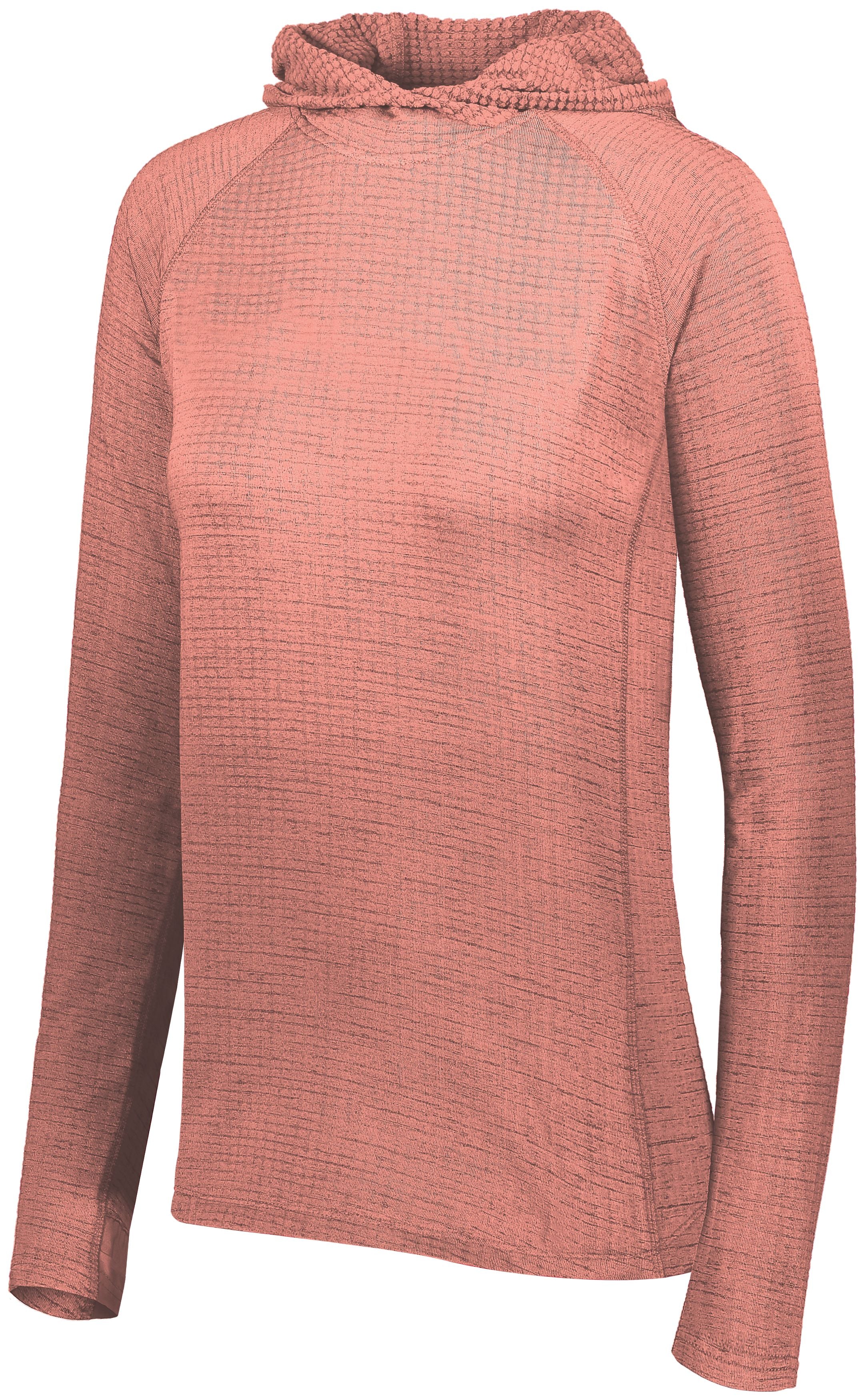 Holloway Ladies 3D Regulate Lightweight Pullover in Coral Heather  -Part of the Ladies, Ladies-Pullover, Holloway, Outerwear, 3D-Collection product lines at KanaleyCreations.com