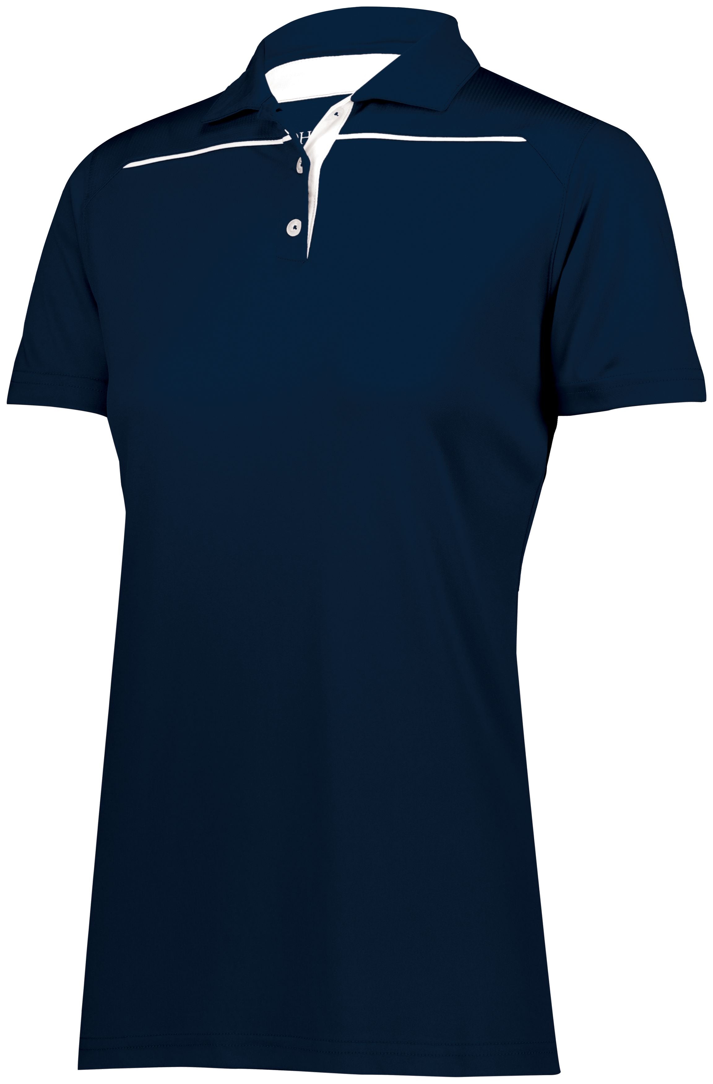 Holloway Ladies Defer Polo in Navy/White  -Part of the Ladies, Ladies-Polo, Polos, Holloway, Shirts product lines at KanaleyCreations.com