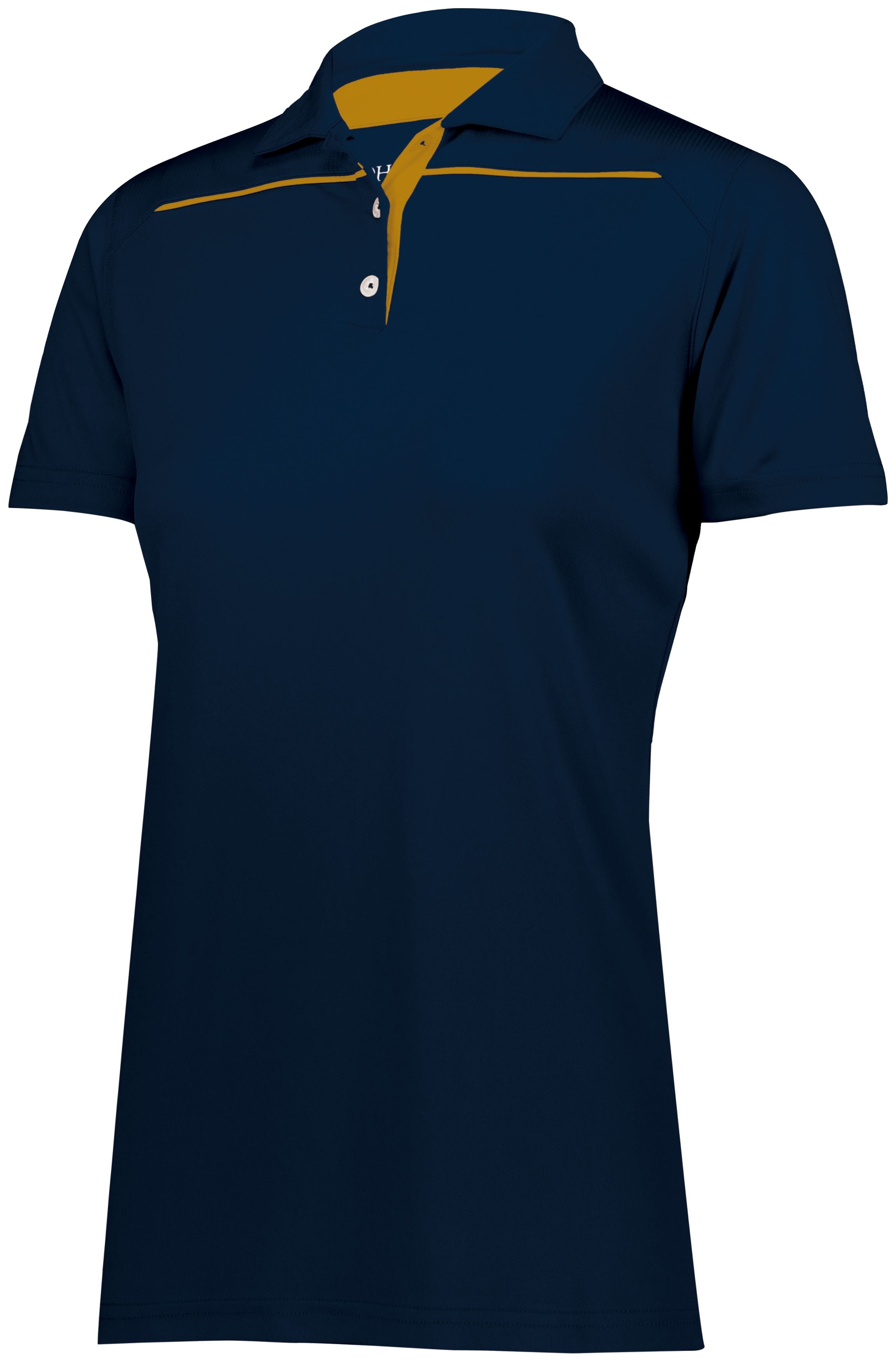 Holloway Ladies Defer Polo in Navy/Gold  -Part of the Ladies, Ladies-Polo, Polos, Holloway, Shirts product lines at KanaleyCreations.com