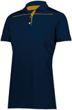 Holloway Ladies Defer Polo in Navy/Gold  -Part of the Ladies, Ladies-Polo, Polos, Holloway, Shirts product lines at KanaleyCreations.com