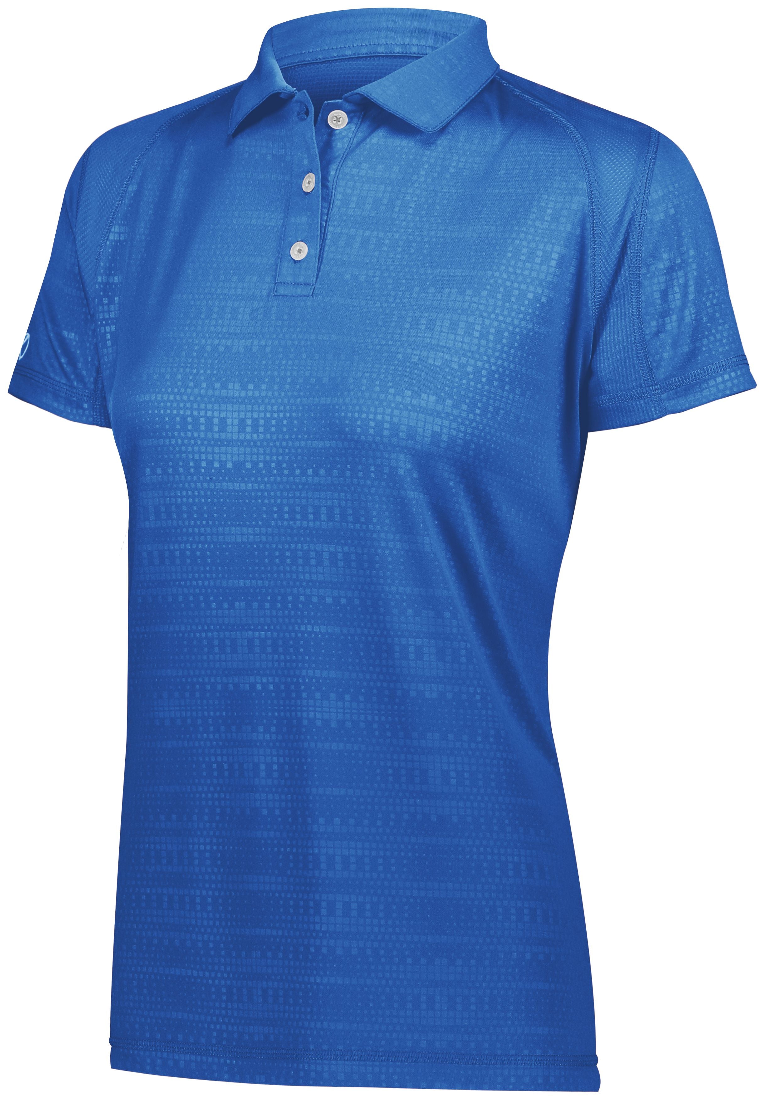 Holloway Ladies Converge Polo in Royal  -Part of the Ladies, Ladies-Polo, Polos, Holloway, Shirts, Converge-Collection product lines at KanaleyCreations.com