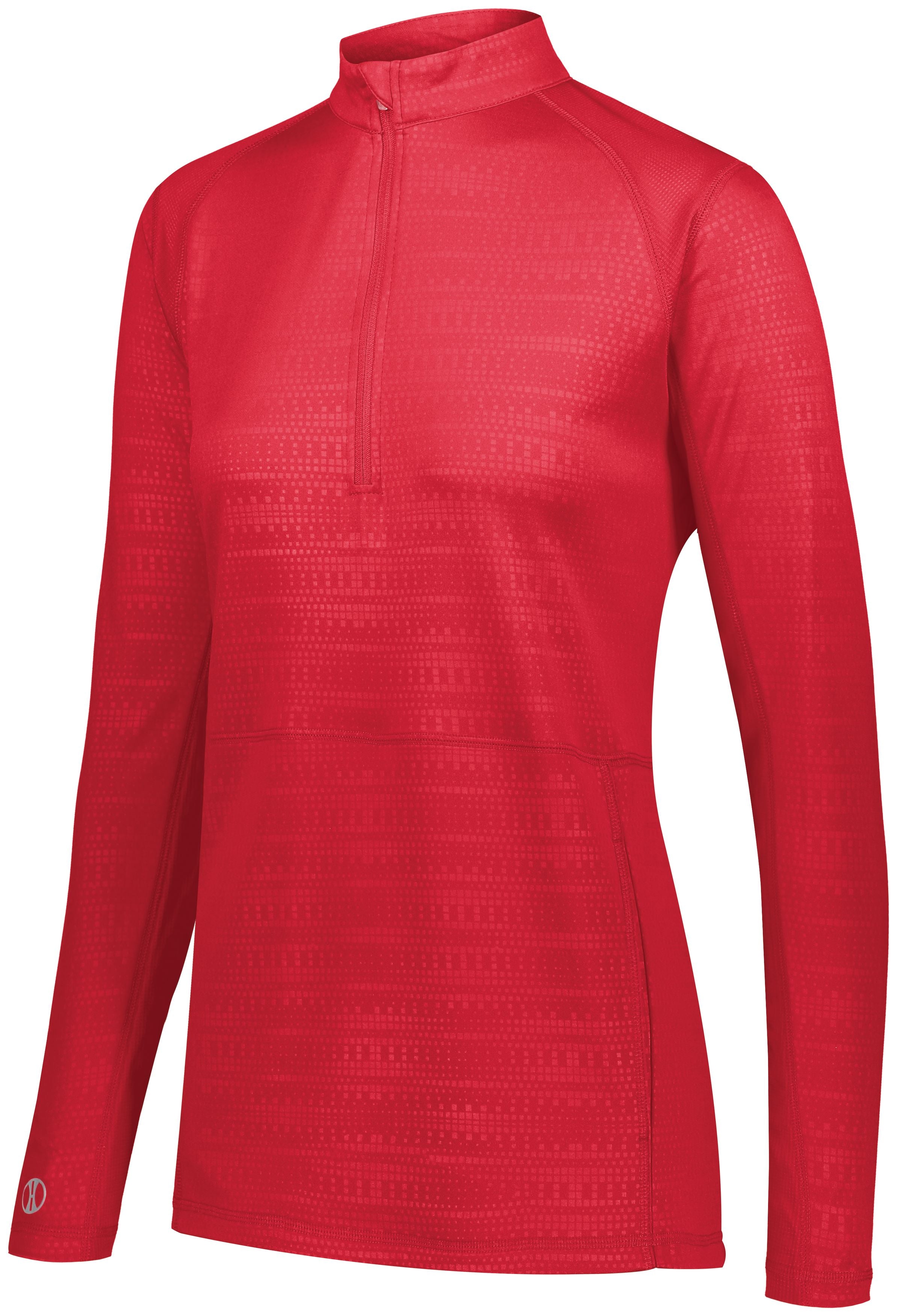 Holloway Ladies Converge 1/2 Zip Pullover in Scarlet  -Part of the Ladies, Holloway, Shirts, Corporate-Collection, Converge-Collection product lines at KanaleyCreations.com