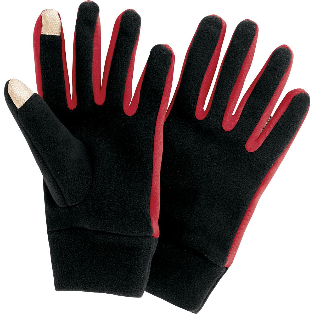 Holloway Bolster Gloves in Black/Scarlet  -Part of the Accessories, Accessories-Gloves, Holloway product lines at KanaleyCreations.com
