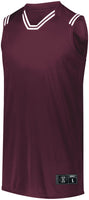 Holloway Youth Retro Basketball Jersey in Maroon/White  -Part of the Youth, Youth-Jersey, Basketball, Holloway, Shirts, All-Sports, All-Sports-1 product lines at KanaleyCreations.com