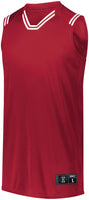 Holloway Youth Retro Basketball Jersey in Scarlet/White  -Part of the Youth, Youth-Jersey, Basketball, Holloway, Shirts, All-Sports, All-Sports-1 product lines at KanaleyCreations.com