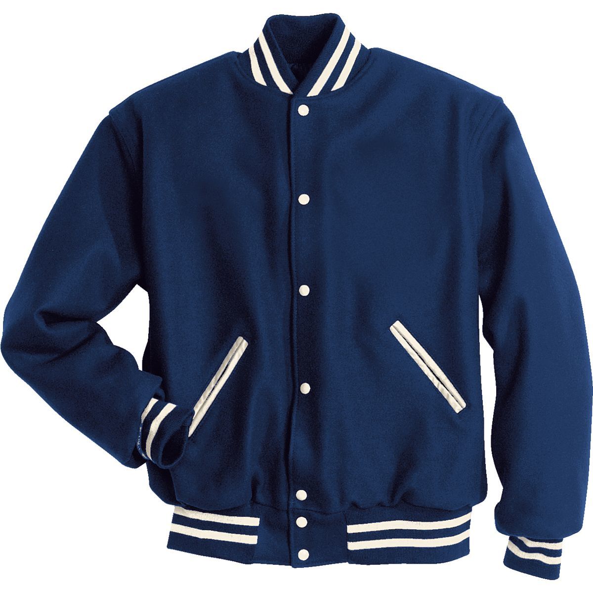 Holloway Letterman Jacket in Dark Royal/White  -Part of the Adult, Adult-Jacket, Holloway, Outerwear product lines at KanaleyCreations.com