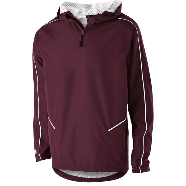 Holloway Wizard Pullover in Maroon/White  -Part of the Adult, Adult-Pullover, Holloway, Outerwear product lines at KanaleyCreations.com