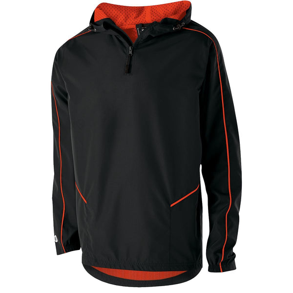 Holloway Wizard Pullover in Black/Orange  -Part of the Adult, Adult-Pullover, Holloway, Outerwear product lines at KanaleyCreations.com