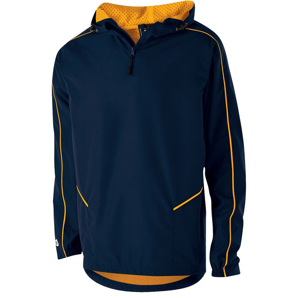 Holloway Wizard Pullover in Navy/Light Gold  -Part of the Adult, Adult-Pullover, Holloway, Outerwear product lines at KanaleyCreations.com