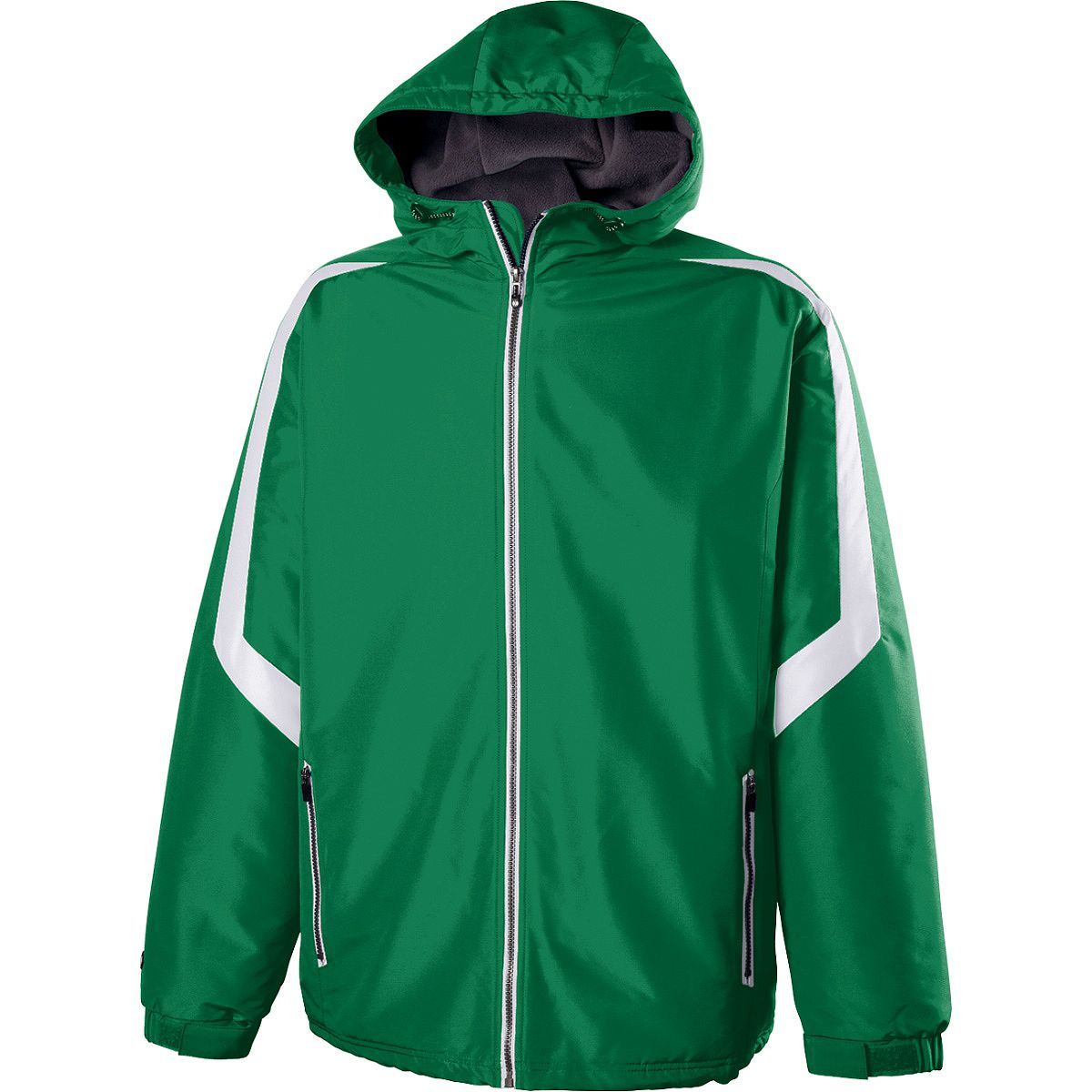 Holloway Charger Jacket in Kelly/White  -Part of the Adult, Adult-Jacket, Holloway, Outerwear product lines at KanaleyCreations.com