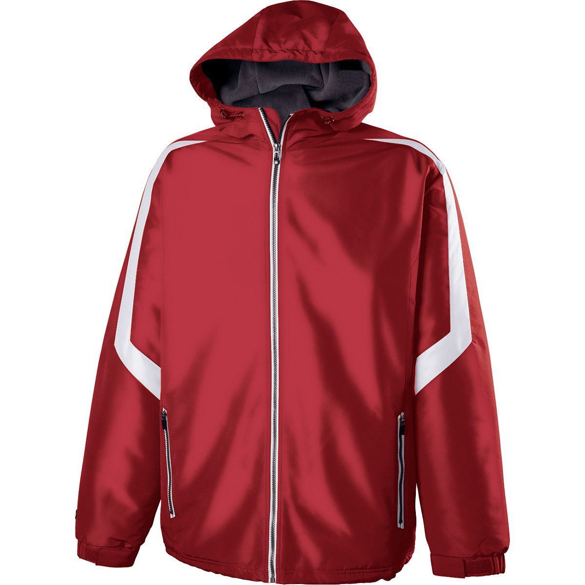 Holloway Charger Jacket in Scarlet/White  -Part of the Adult, Adult-Jacket, Holloway, Outerwear product lines at KanaleyCreations.com
