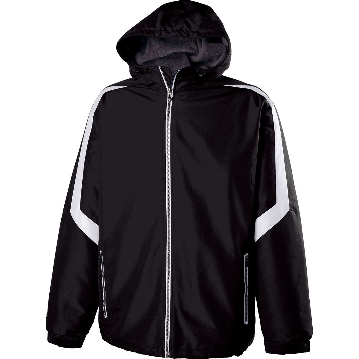 Holloway Charger Jacket in Black/White  -Part of the Adult, Adult-Jacket, Holloway, Outerwear product lines at KanaleyCreations.com