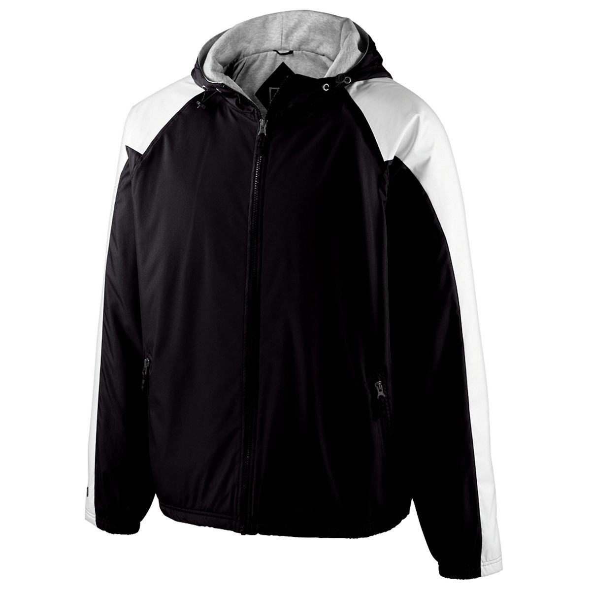 Holloway Homefield Jacket in Black/White  -Part of the Adult, Adult-Jacket, Holloway, Outerwear product lines at KanaleyCreations.com