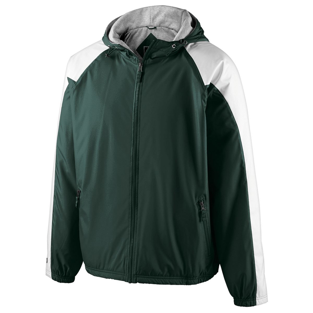 Holloway Homefield Jacket in Dark Green/White  -Part of the Adult, Adult-Jacket, Holloway, Outerwear product lines at KanaleyCreations.com