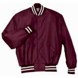 Holloway Heritage Jacket in Maroon/White  -Part of the Adult, Adult-Jacket, Holloway, Outerwear product lines at KanaleyCreations.com