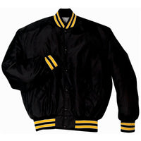 Holloway Heritage Jacket in Black/Light Gold/White  -Part of the Adult, Adult-Jacket, Holloway, Outerwear product lines at KanaleyCreations.com