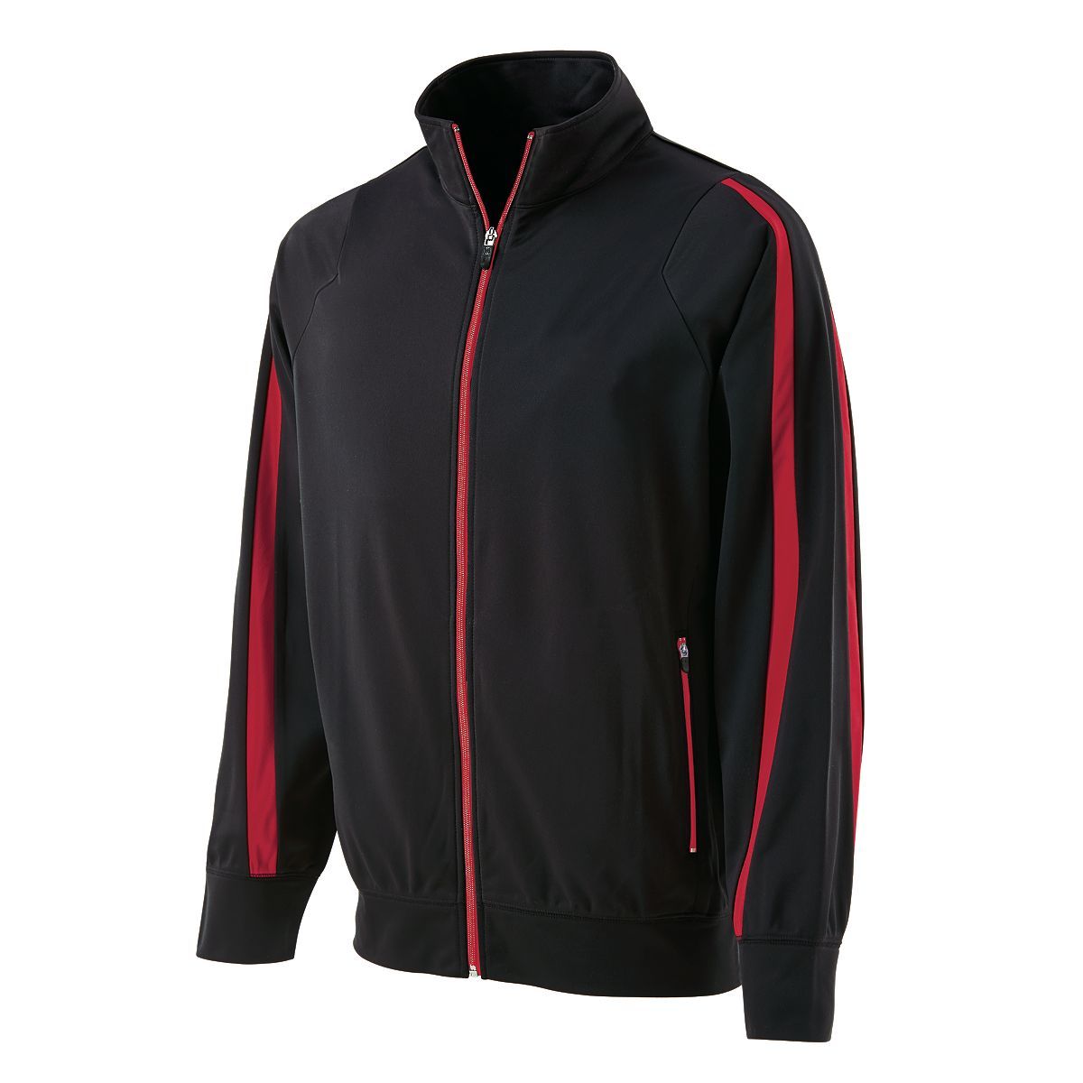 Holloway Determination Jacket in Black/Scarlet  -Part of the Adult, Adult-Jacket, Holloway, Outerwear product lines at KanaleyCreations.com