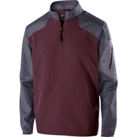 Holloway Raider Pullover in Carbon Print/Maroon  -Part of the Adult, Adult-Pullover, Holloway, Outerwear, Corporate-Collection product lines at KanaleyCreations.com