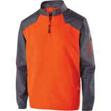 Holloway Raider Pullover in Carbon Print/Orange  -Part of the Adult, Adult-Pullover, Holloway, Outerwear, Corporate-Collection product lines at KanaleyCreations.com