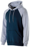 Holloway Banner Hoodie in Navy/Athletic Heather  -Part of the Adult, Adult-Hoodie, Hoodies, Holloway product lines at KanaleyCreations.com