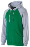 Holloway Banner Hoodie in Kelly/Athletic Heather  -Part of the Adult, Adult-Hoodie, Hoodies, Holloway product lines at KanaleyCreations.com