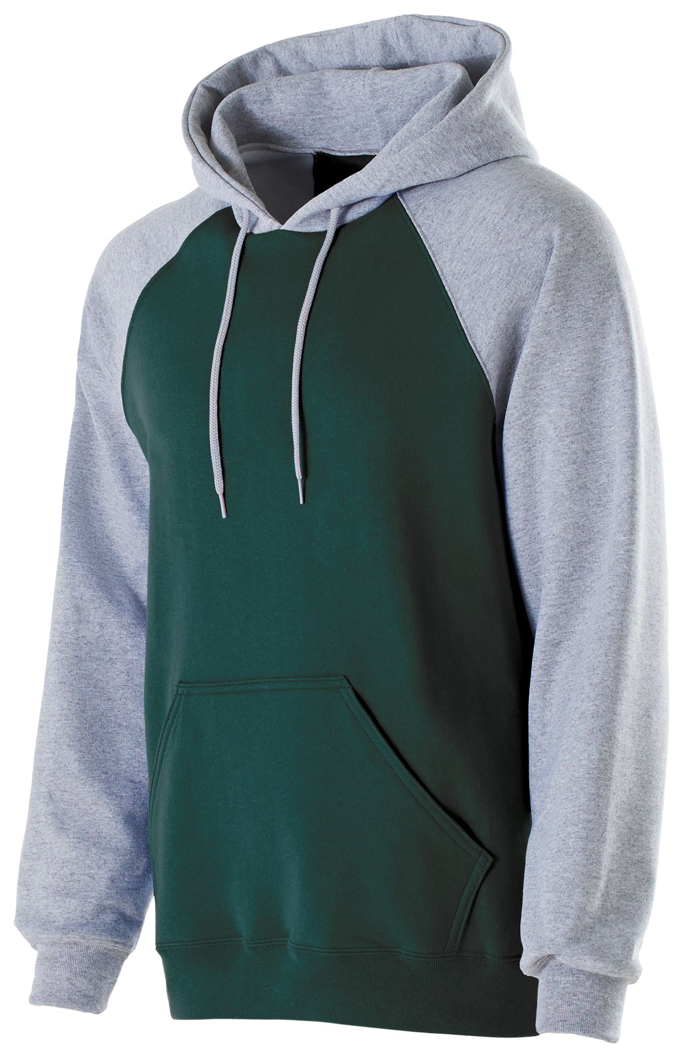 Holloway Banner Hoodie in Dark Green/Athletic Heather  -Part of the Adult, Adult-Hoodie, Hoodies, Holloway product lines at KanaleyCreations.com