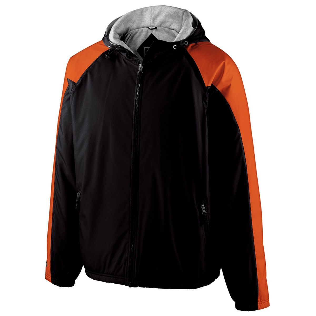 Holloway Youth Homefield Jacket in Black/Orange  -Part of the Youth, Youth-Jacket, Holloway, Outerwear product lines at KanaleyCreations.com