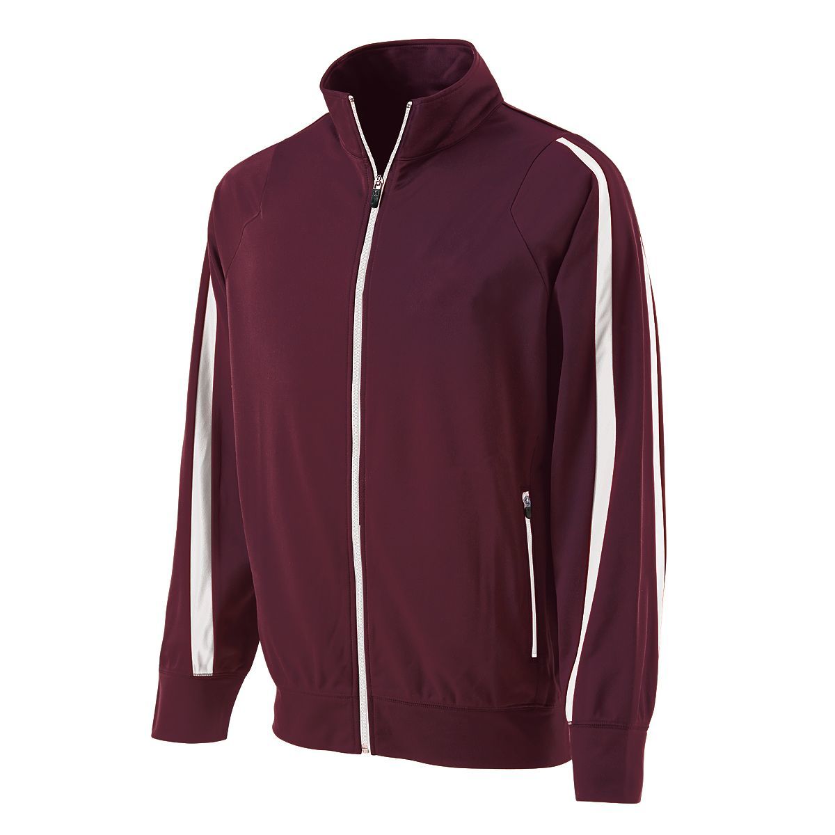 Holloway Youth Determination Jacket in Maroon/White  -Part of the Youth, Youth-Jacket, Holloway, Outerwear product lines at KanaleyCreations.com