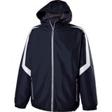 Holloway Youth Charger Jacket in Navy/White  -Part of the Youth, Youth-Jacket, Holloway, Outerwear product lines at KanaleyCreations.com