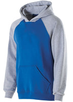 Holloway Youth Banner Hoodie in Royal/Athletic Heather  -Part of the Youth, Youth-Hoodie, Hoodies, Holloway product lines at KanaleyCreations.com