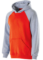 Holloway Youth Banner Hoodie in Orange/Athletic Heather  -Part of the Youth, Youth-Hoodie, Hoodies, Holloway product lines at KanaleyCreations.com