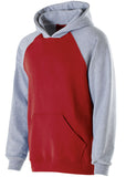 Holloway Youth Banner Hoodie in Red/Athletic Heather  -Part of the Youth, Youth-Hoodie, Hoodies, Holloway product lines at KanaleyCreations.com