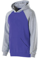 Holloway Youth Banner Hoodie in Purple/Athletic Heather  -Part of the Youth, Youth-Hoodie, Hoodies, Holloway product lines at KanaleyCreations.com