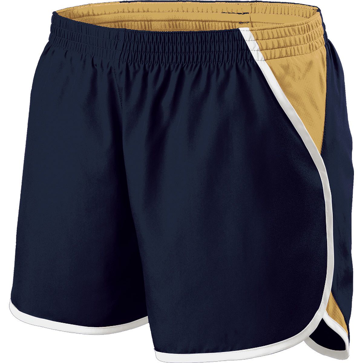 Holloway Energize Shorts in Navy/Vegas Gold/White  -Part of the Ladies, Ladies-Shorts, Holloway product lines at KanaleyCreations.com