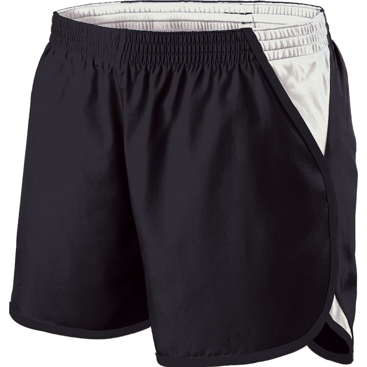 Holloway Energize Shorts in Black/White/Black  -Part of the Ladies, Ladies-Shorts, Holloway product lines at KanaleyCreations.com
