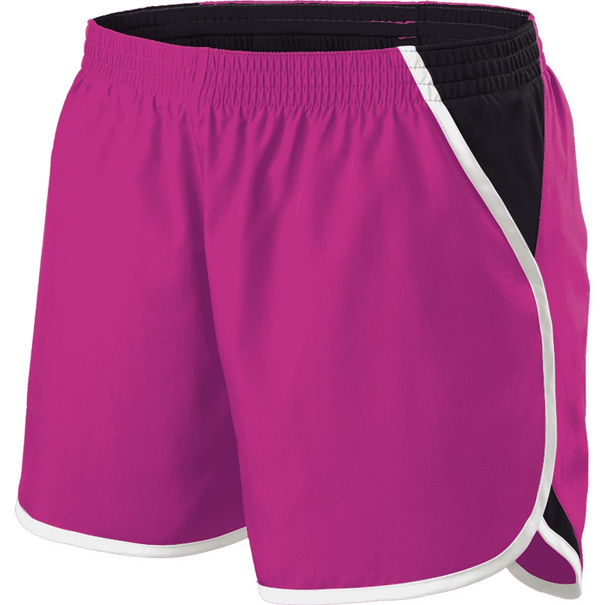 Holloway Energize Shorts in Power Pink/Black/White  -Part of the Ladies, Ladies-Shorts, Holloway product lines at KanaleyCreations.com