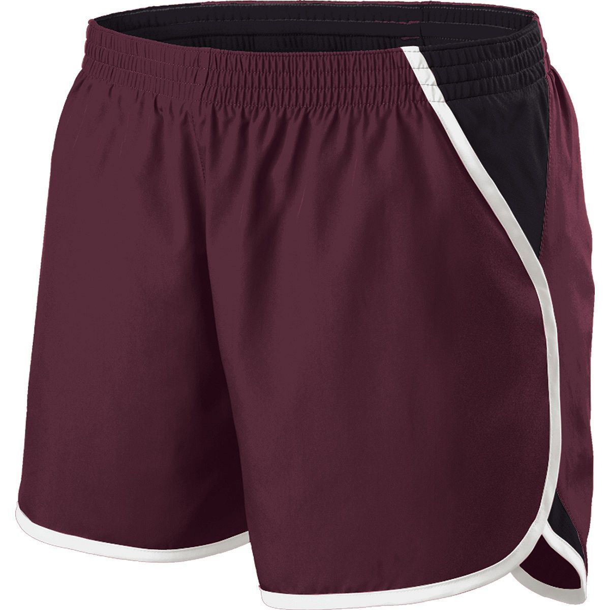 Holloway Energize Shorts in Maroon/Black/White  -Part of the Ladies, Ladies-Shorts, Holloway product lines at KanaleyCreations.com