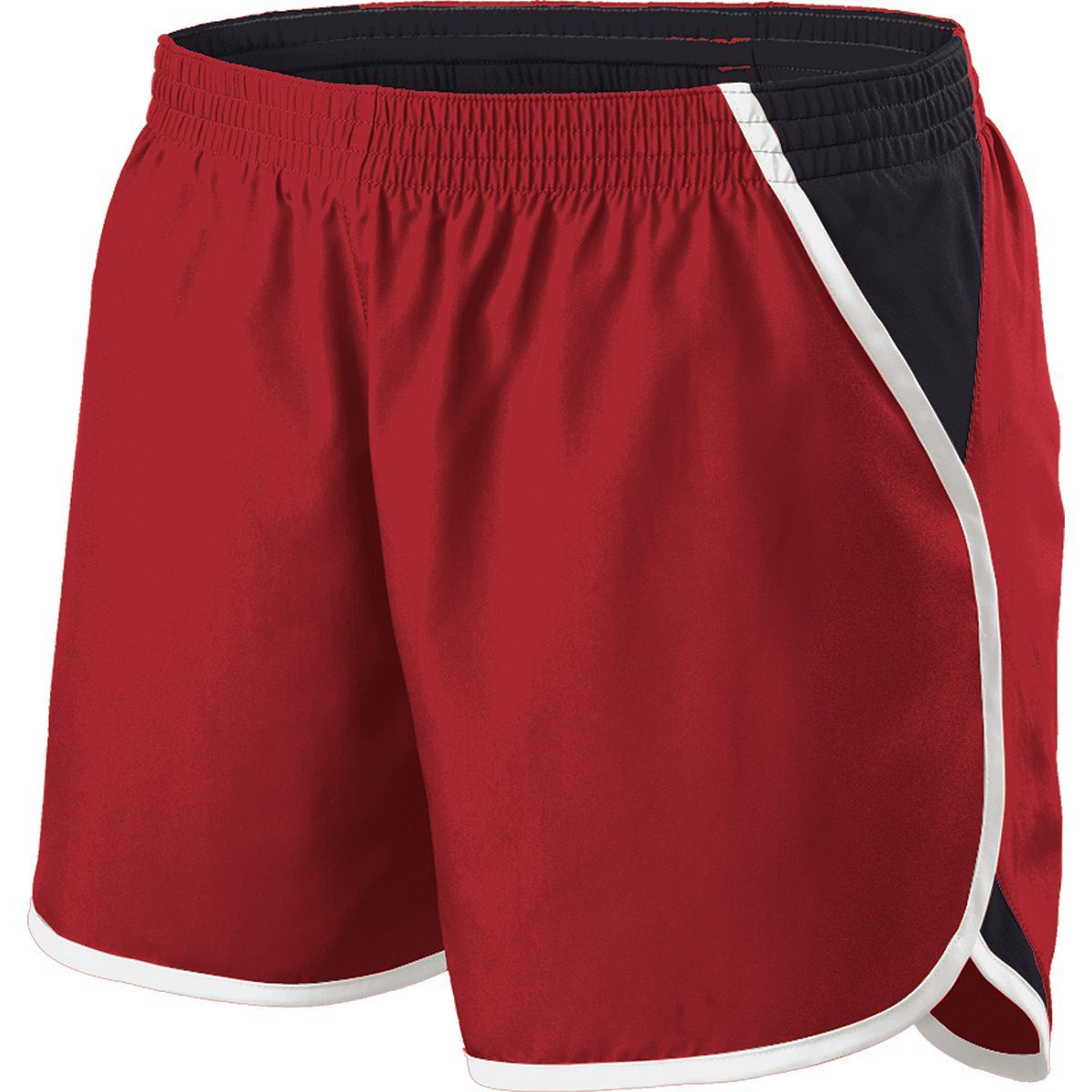 Holloway Energize Shorts in Scarlet/Black/White  -Part of the Ladies, Ladies-Shorts, Holloway product lines at KanaleyCreations.com