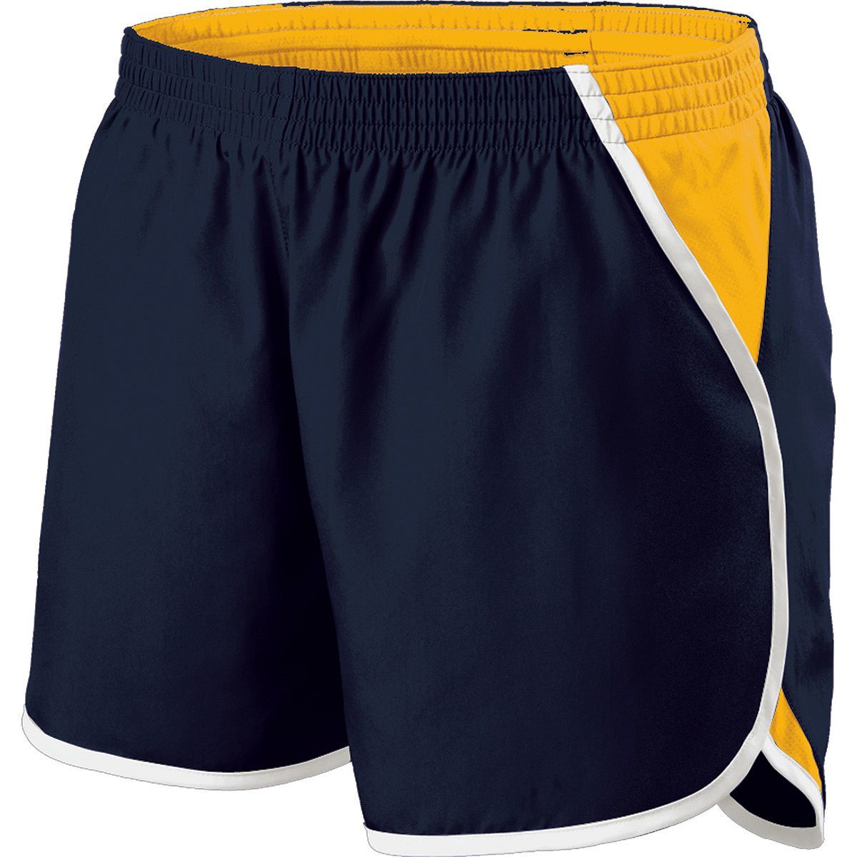 Holloway Energize Shorts in Navy/Light Gold/White  -Part of the Ladies, Ladies-Shorts, Holloway product lines at KanaleyCreations.com