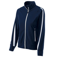 Holloway Ladies Determination Jacket in Navy/White  -Part of the Ladies, Ladies-Jacket, Holloway, Outerwear product lines at KanaleyCreations.com