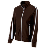 Holloway Ladies Determination Jacket in Brown/White  -Part of the Ladies, Ladies-Jacket, Holloway, Outerwear product lines at KanaleyCreations.com