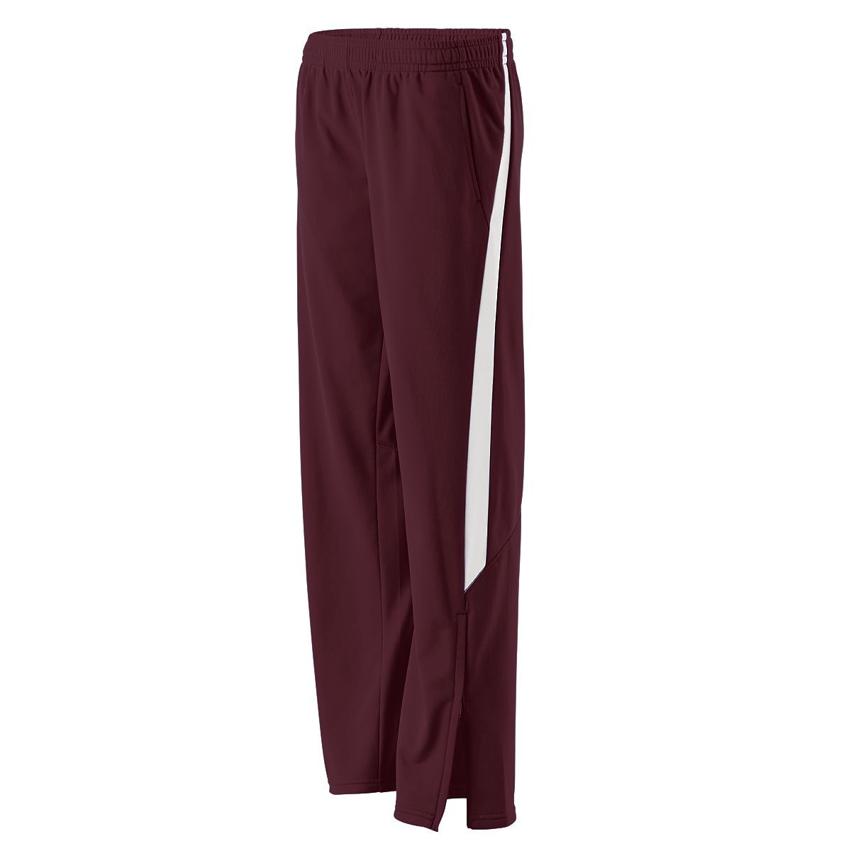 Holloway Ladies Determination Pant in Maroon/White  -Part of the Ladies, Ladies-Pants, Pants, Holloway product lines at KanaleyCreations.com