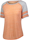 Holloway Ladies Advocate Shirt in Orange/Silver  -Part of the Ladies, Holloway, Shirts, Advocate-Collection product lines at KanaleyCreations.com