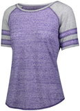 Holloway Ladies Advocate Shirt in Purple/Silver  -Part of the Ladies, Holloway, Shirts, Advocate-Collection product lines at KanaleyCreations.com