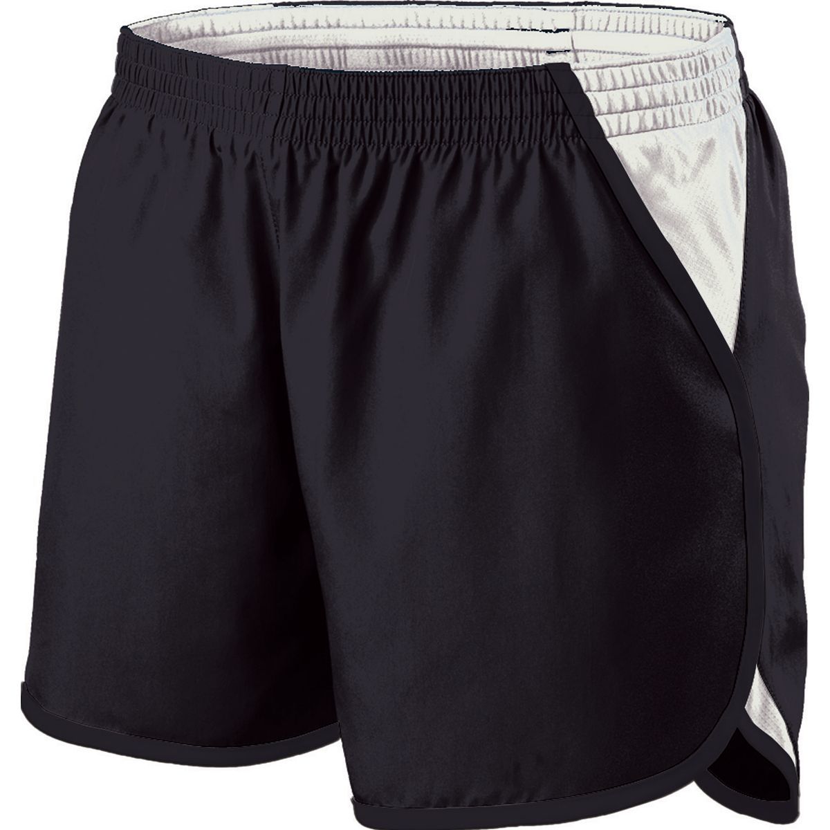 Holloway Girls Energize Shorts in Black/White/Black  -Part of the Girls, Holloway, Girls-Shorts product lines at KanaleyCreations.com
