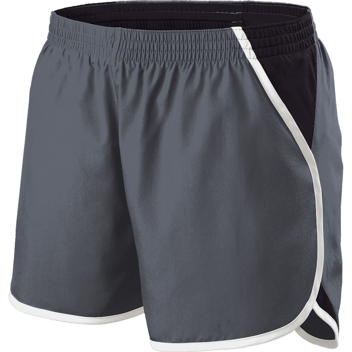 Holloway Girls Energize Shorts in Graphite/Black/White  -Part of the Girls, Holloway, Girls-Shorts product lines at KanaleyCreations.com