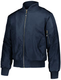 Holloway Flight Bomber Jacket in Carbon Print  -Part of the Adult, Adult-Jacket, Holloway, Outerwear product lines at KanaleyCreations.com