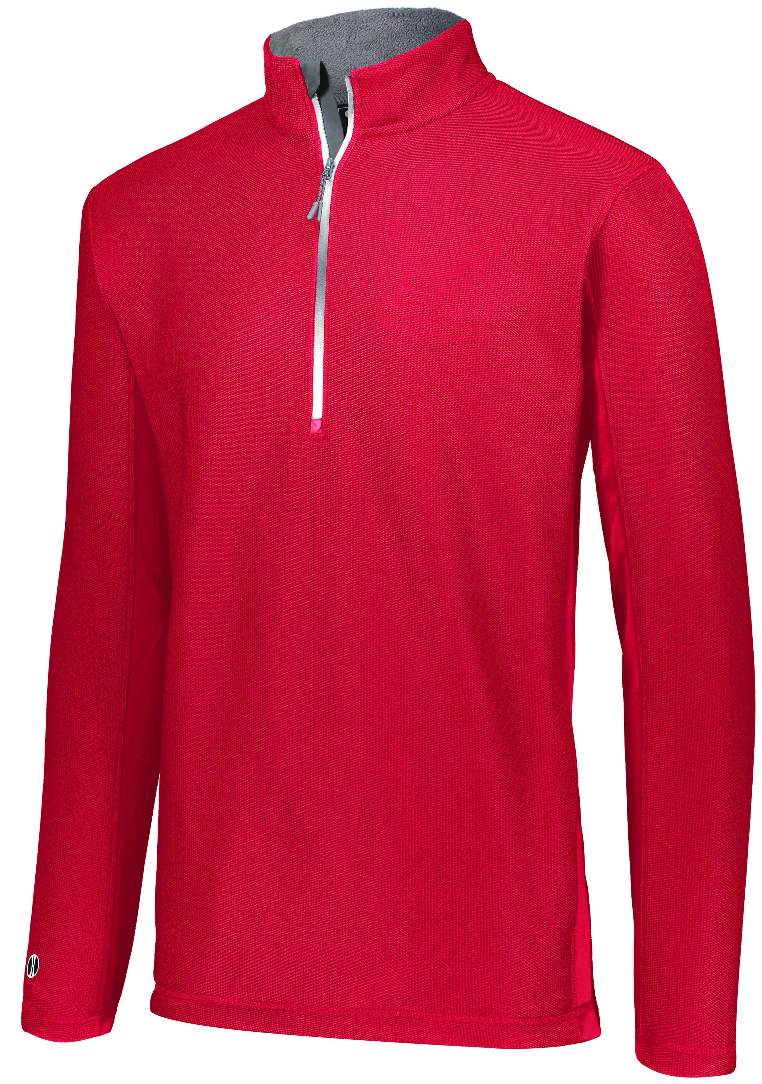 Holloway Invert 1/2 Zip Pullover in Scarlet  -Part of the Adult, Adult-Pullover, Holloway, Outerwear, Invert-Collection product lines at KanaleyCreations.com