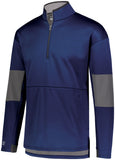 Holloway Sof-Stretch Pullover in Navy/Carbon  -Part of the Adult, Adult-Pullover, Holloway, Outerwear product lines at KanaleyCreations.com