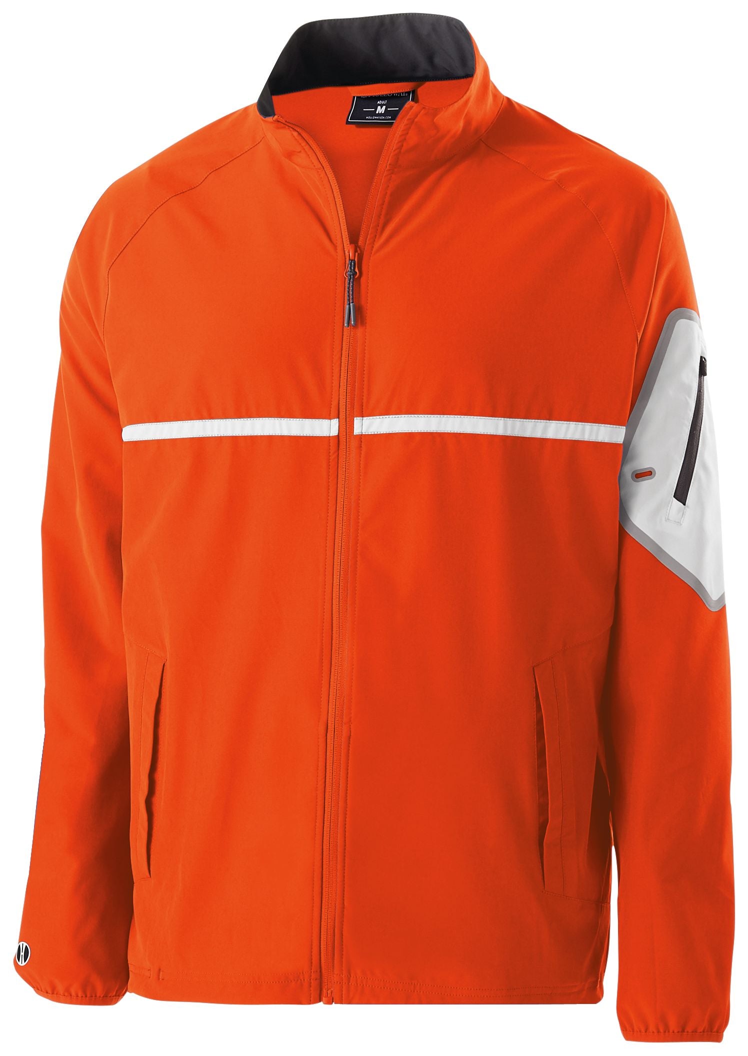 Holloway Weld Jacket in Orange/White  -Part of the Adult, Adult-Jacket, Holloway, Outerwear, Weld-Collection product lines at KanaleyCreations.com